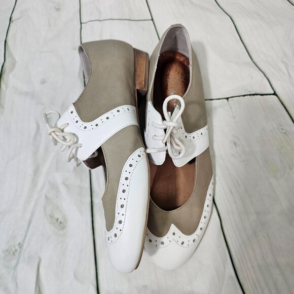 JEFFREY CAMPBELL 'Lookbook' Oxford Tap Shoes ~Size 7.5M - Picture 8 of 10